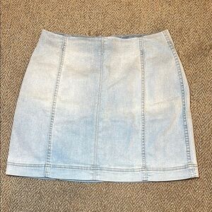 Wild Fable Light Wash Denim Mini Skirt